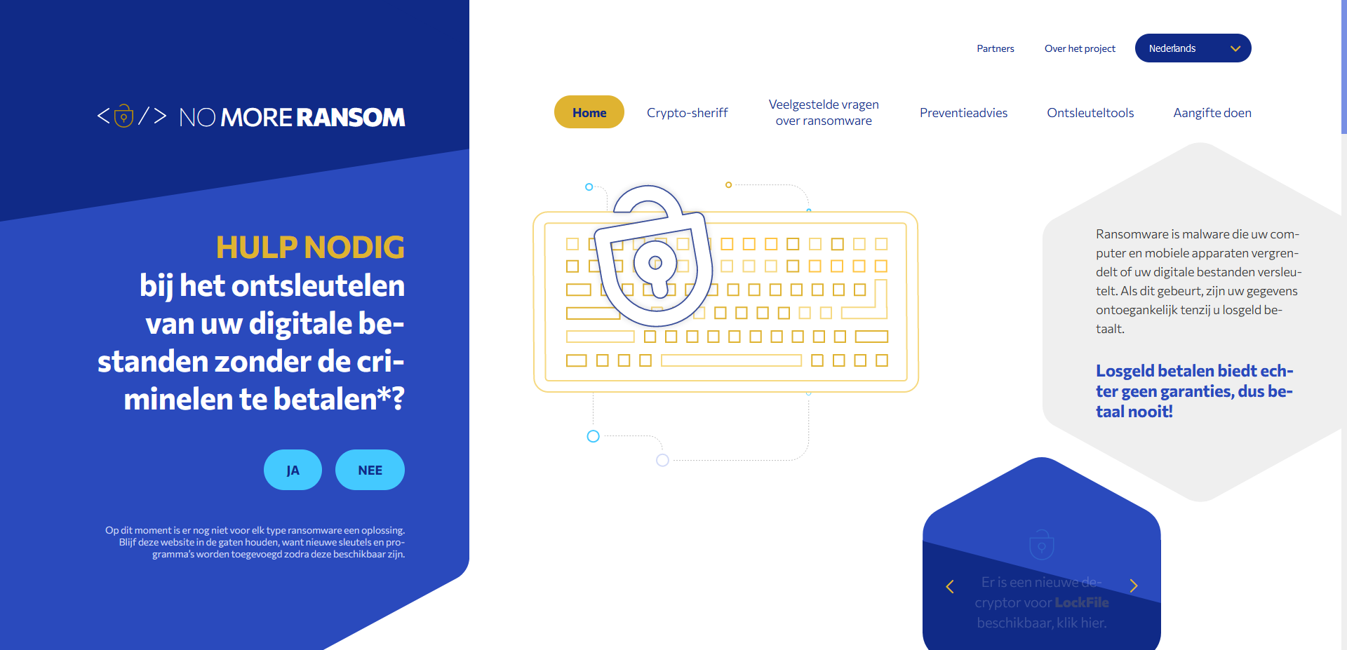 De site No more ransom